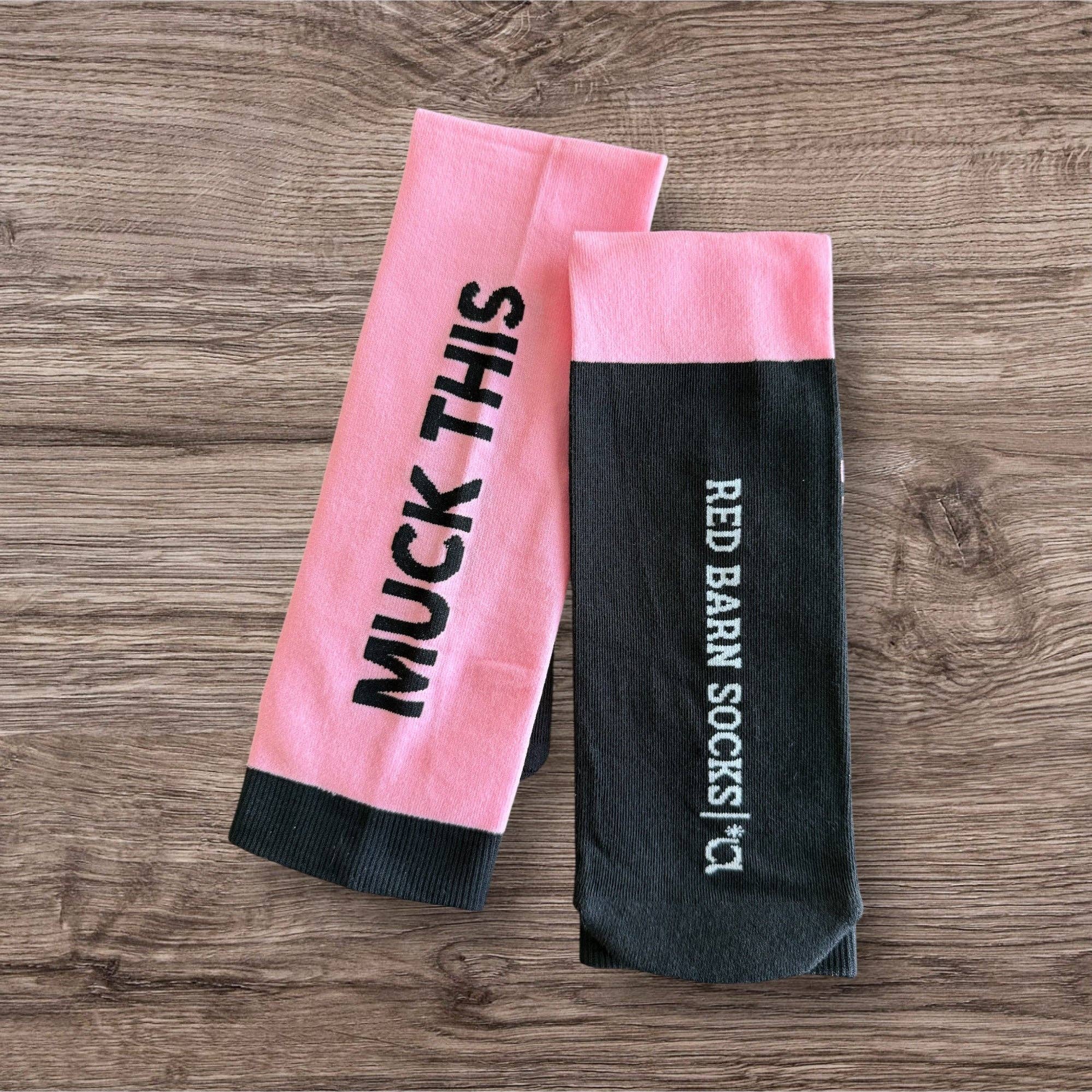 Red Barn Socks – wholesale Socks – Unisex – MUCK THIS
