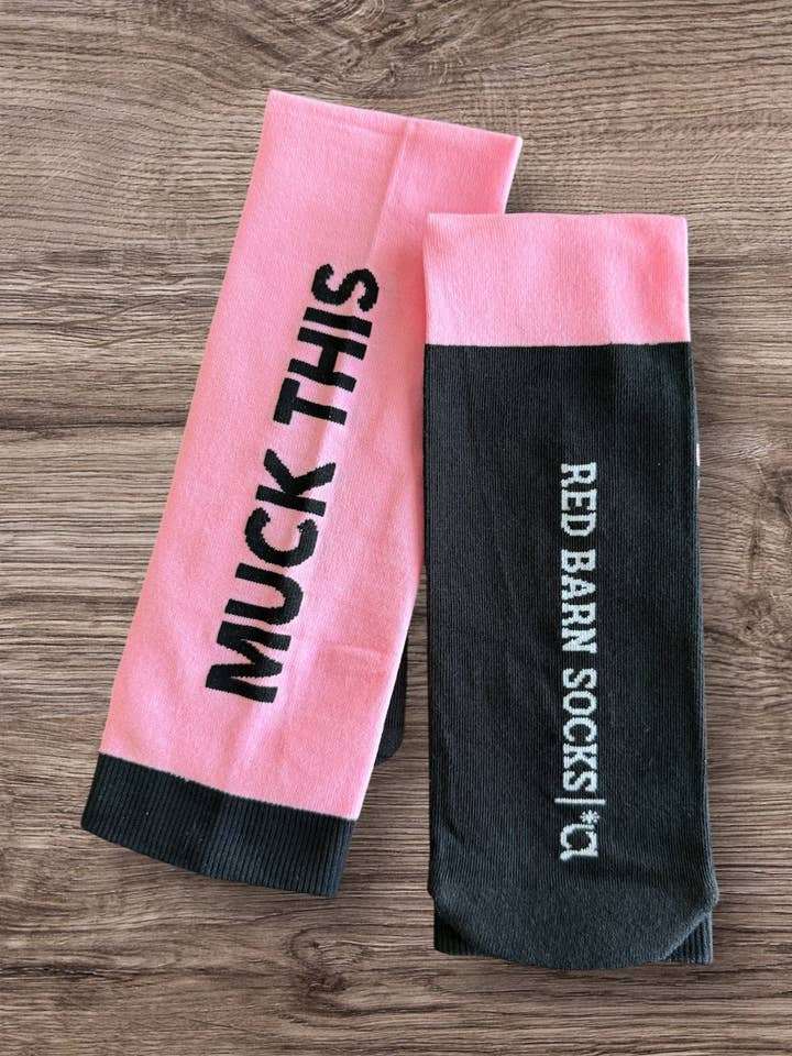 Red Barn Socks – wholesale Socks – Unisex – MUCK THIS0