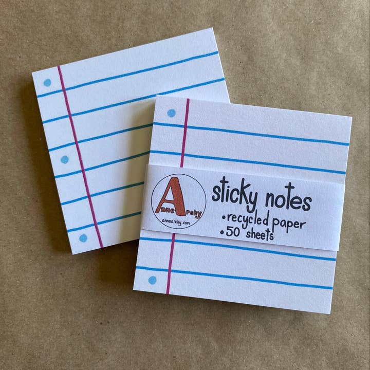 AnneArchy - Wholesale Sticky Notes - Notebook Paper Sticky Notes