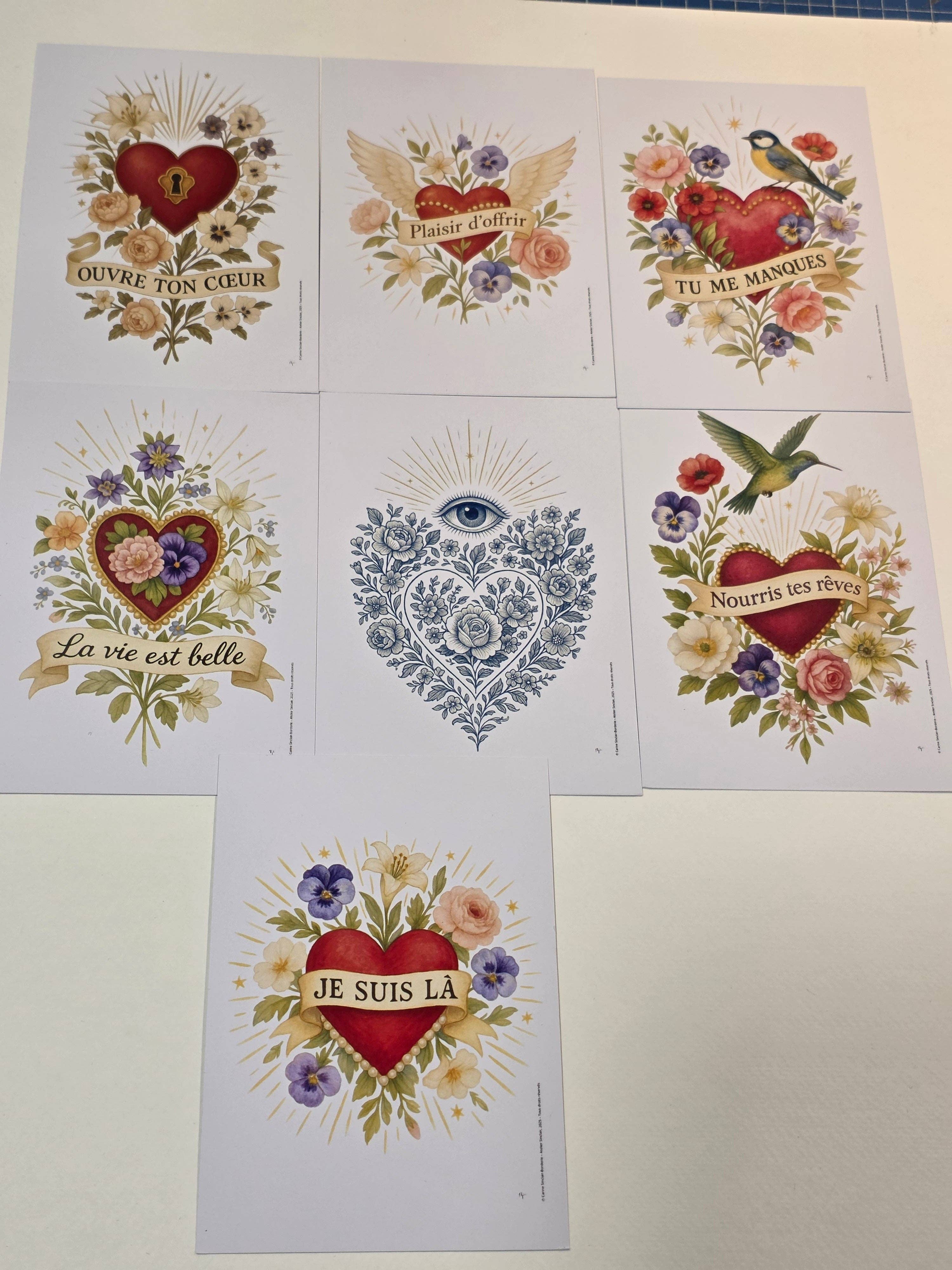 ATELIER SINCLAIR - Wholesale Thank You Card - SHARDS OF THE HEART3