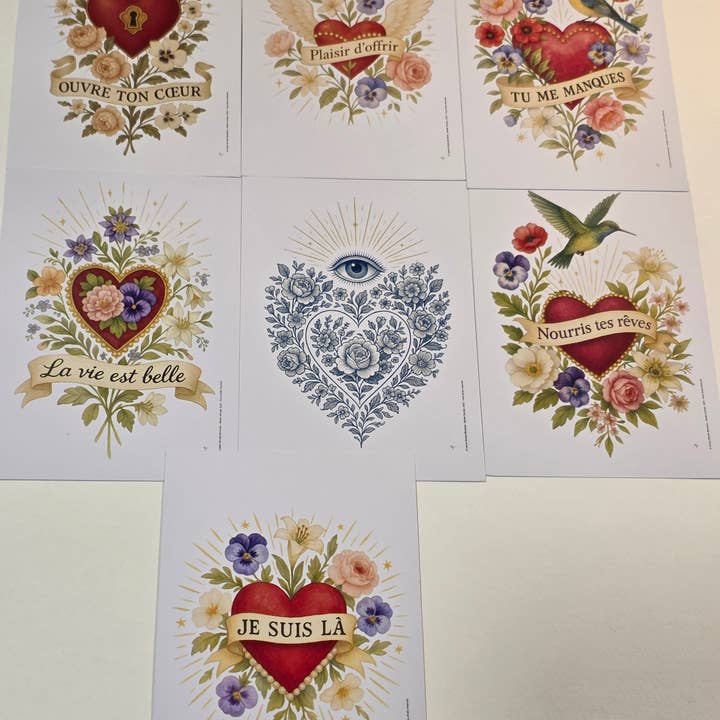 ATELIER SINCLAIR - Wholesale Thank You Card - SHARDS OF THE HEART3