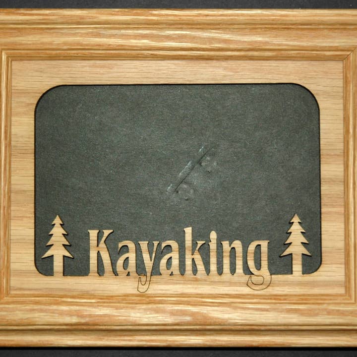 Kayaking Tabletop Picture Frame - Holds 4x6 Photo - Multiple for wholesale by Northland Frames and Gifts Inc