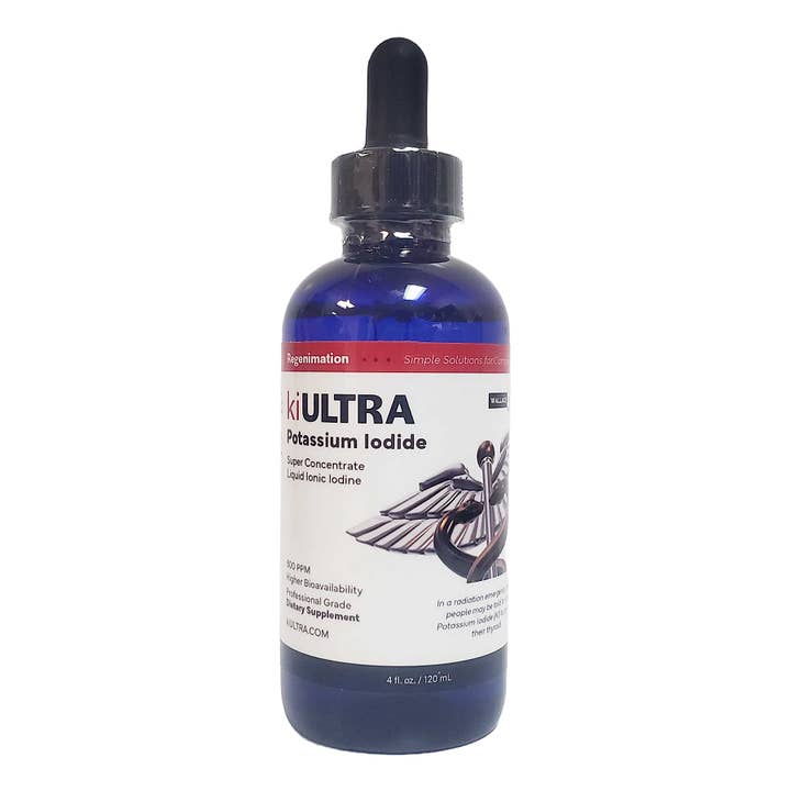 Power of Zeolite – Suplemento/vitamina oral por atacado – ki ULTRA 500ppm Concentrado Líquido de Iodeto de Potássio 4 fl oz