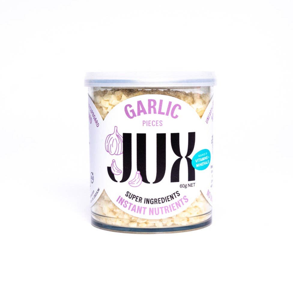 JUX Food - Wholesale Dried Spice - Garlic (60g), 100% Natural Freeze-Dried Chopped Garlic