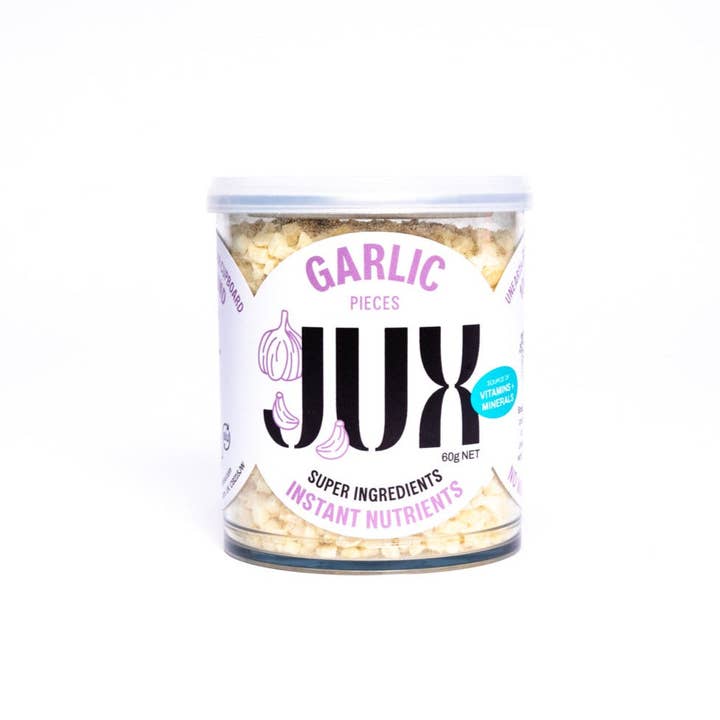 Jux Food – wholesale Dried spice – Garlic (60g), 100% Natural Freeze-Dried Pieces