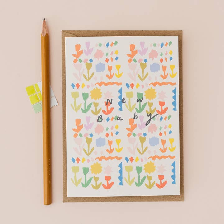 Karte zur Geburt Neue Ankunft Unisex-Karte für den Großhandel von Letterbox Lane