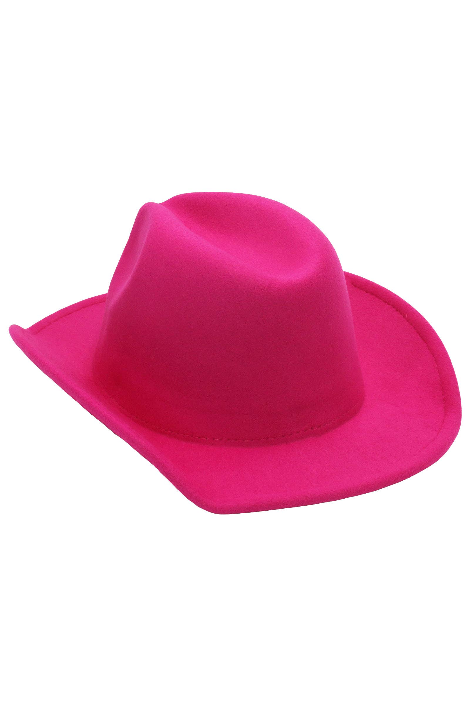 Cap Zone – wholesale Cowboyhatt - Unisex – Solid Plain Taco Brim Filthatt Cowboyhatt14