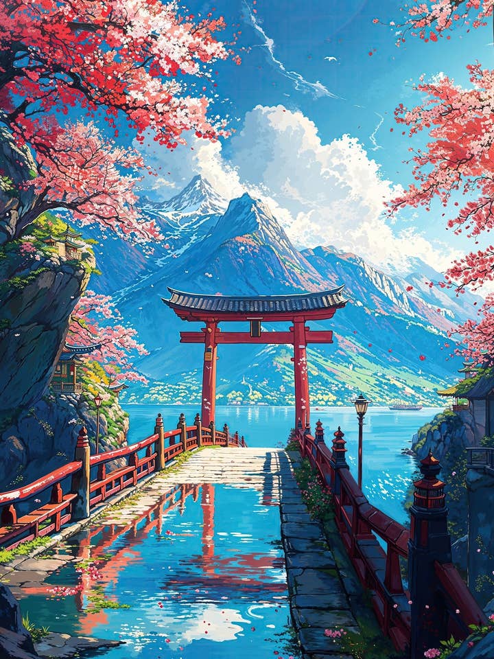 Santuario japonés para venta al por mayor de Animato