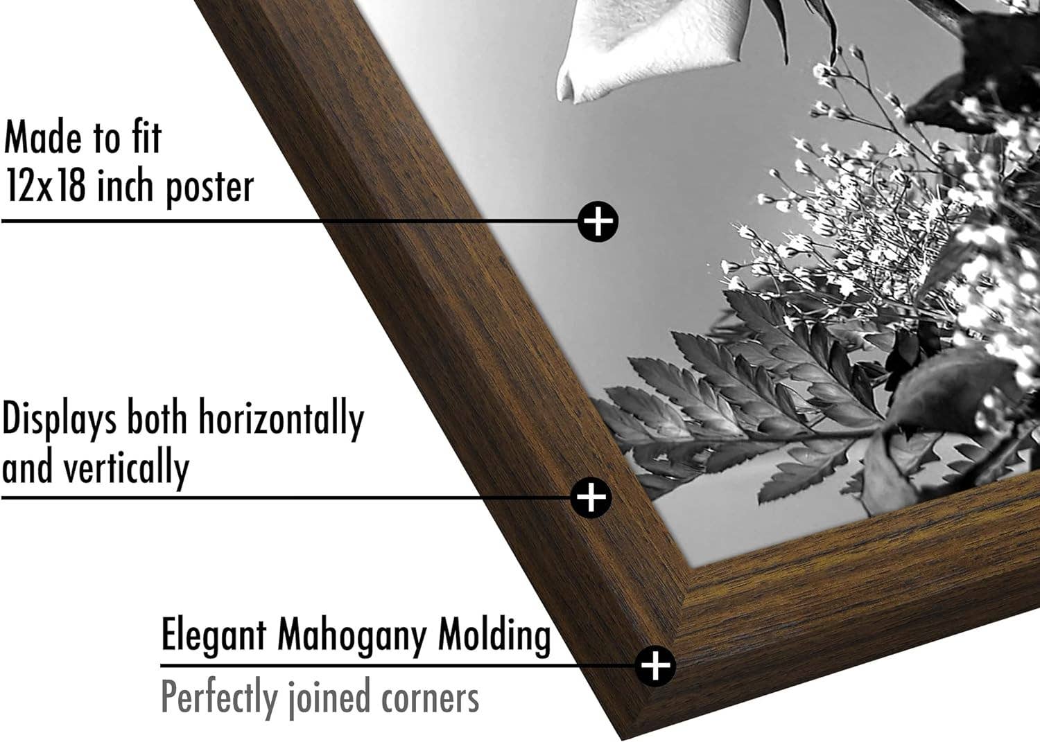 Americanflat - Wholesale Picture Frame - Americanflat Poster Frame with Wide Molding75