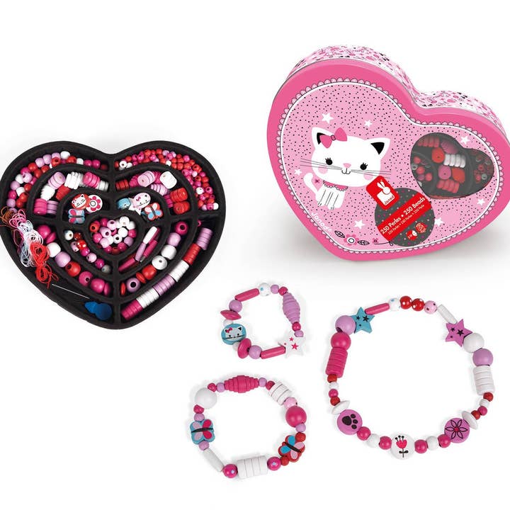 Arts & Crafts | 250 Beads | Cat Theme for wholesale by Juratoys