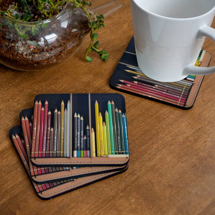 Coasters | Pencil Crayons for wholesale by Creative Artifacts HQ