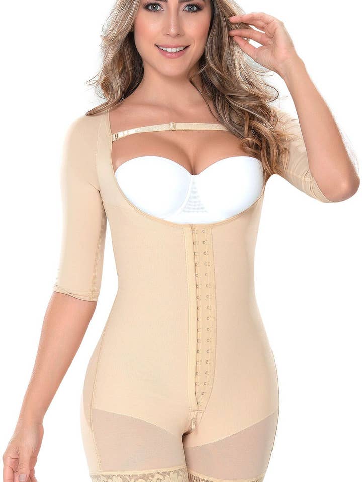 Fajas MYD 0064 Mid-Thigh Body Shapewear Bodysuit for Women for wholesale by Lingerie Mart