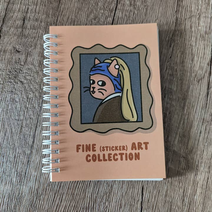 Sadsquatch - Wholesale Sticker - Fine Art Collection Pearl - Reusable Sticker Book - 50 Pages