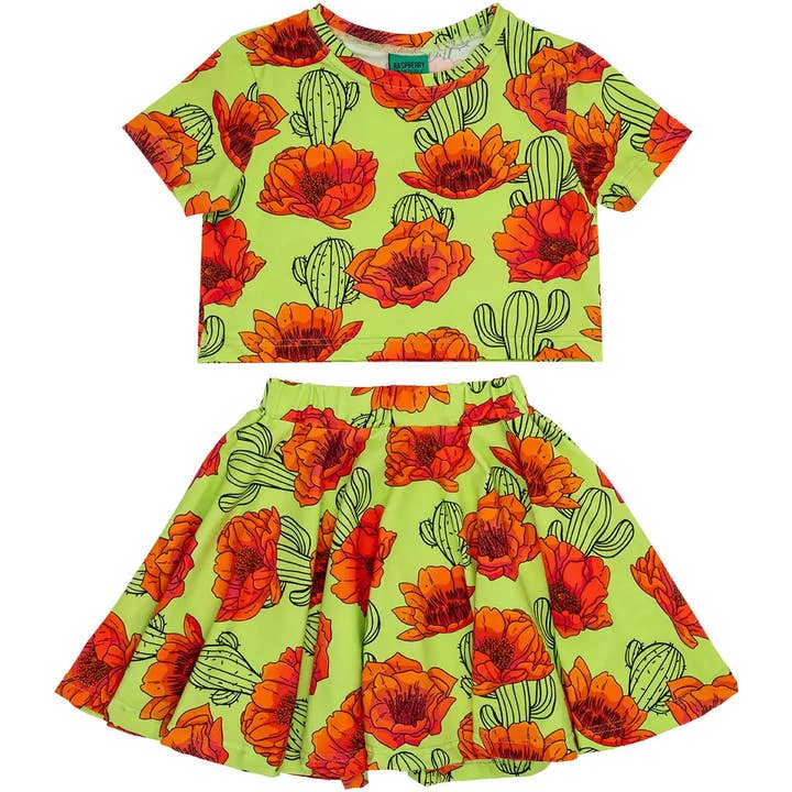 Lambada set for girls - Prickly Pear for wholesale by Raspberry Republic