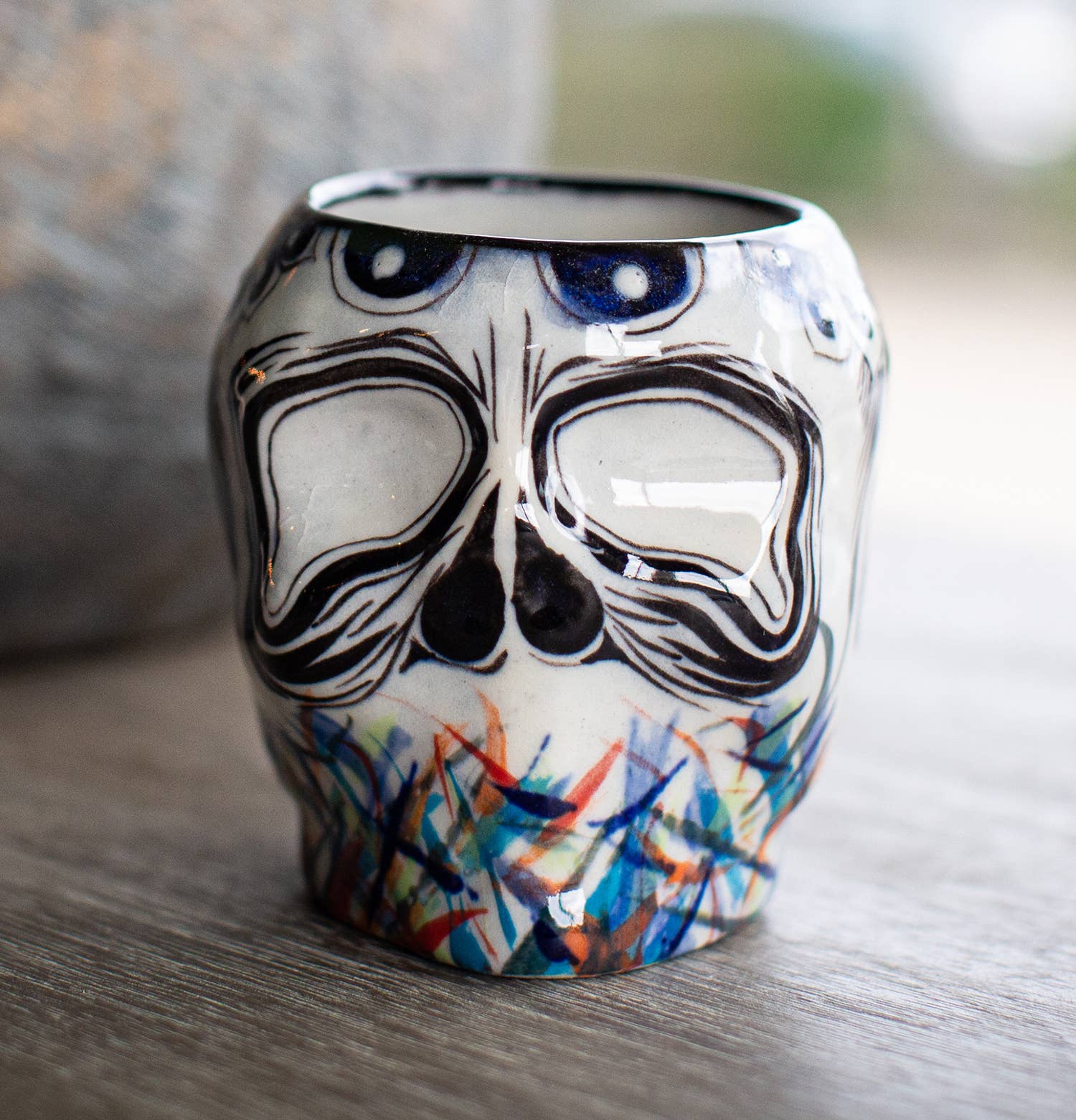 Lucia's Imports - Venta al por mayor Taza - Taza de café calavera de azúcar de comercio justo10