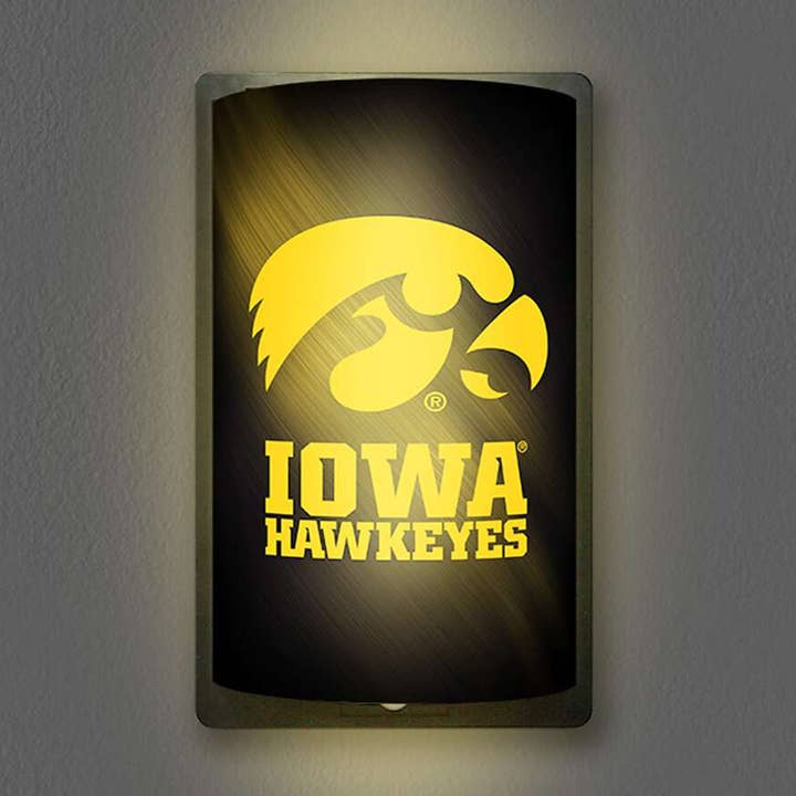 Iowa Hawkeyes MotiGlow Light Up Sign for wholesale by Party Animal, Inc.