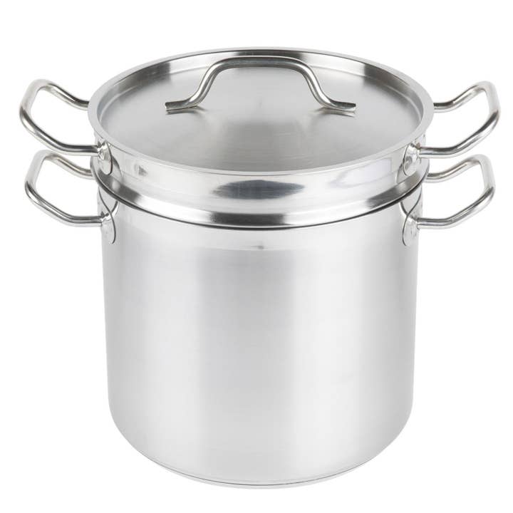 KT Supply - Vendita all'ingrosso Contenitori/Organizer da cucina - Cuocipasta in acciaio inossidabile 18/8 da 20 Qt