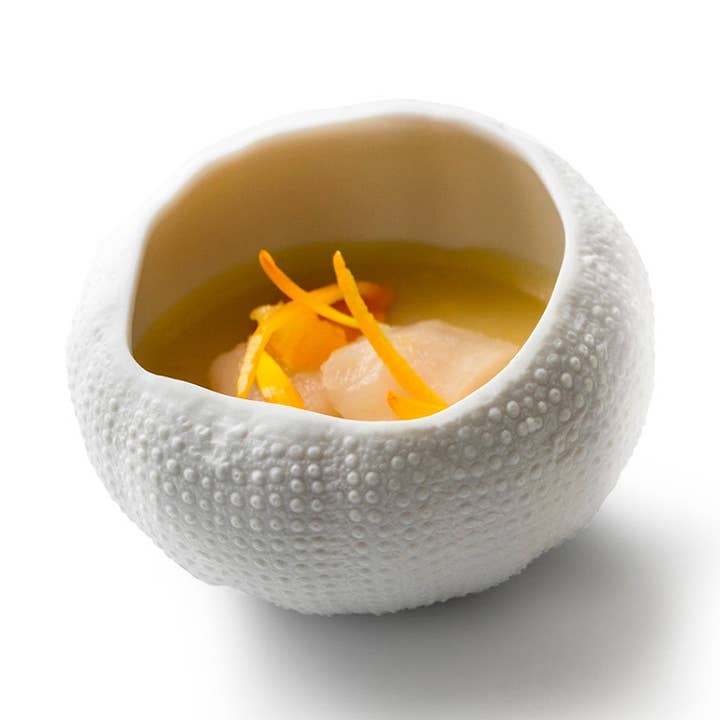 SEA URCHIN GLOSS/MAT 8CM for wholesale by Catalonia Plates, Inc.