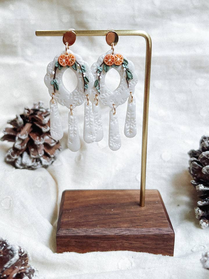 Orange slice dangles for wholesale by Love Poppy Co.