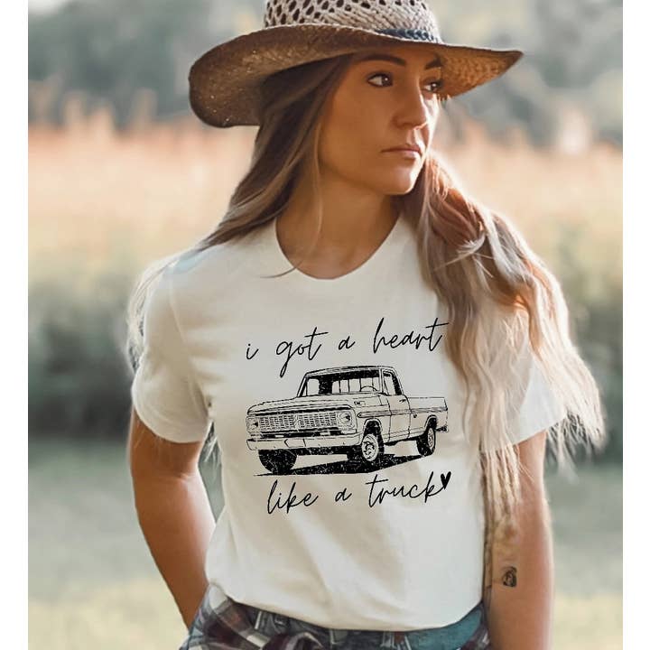 Heart Like a Truck Graphic Tee or Sweatshirt for wholesale by Ashton Grove Ltd Co