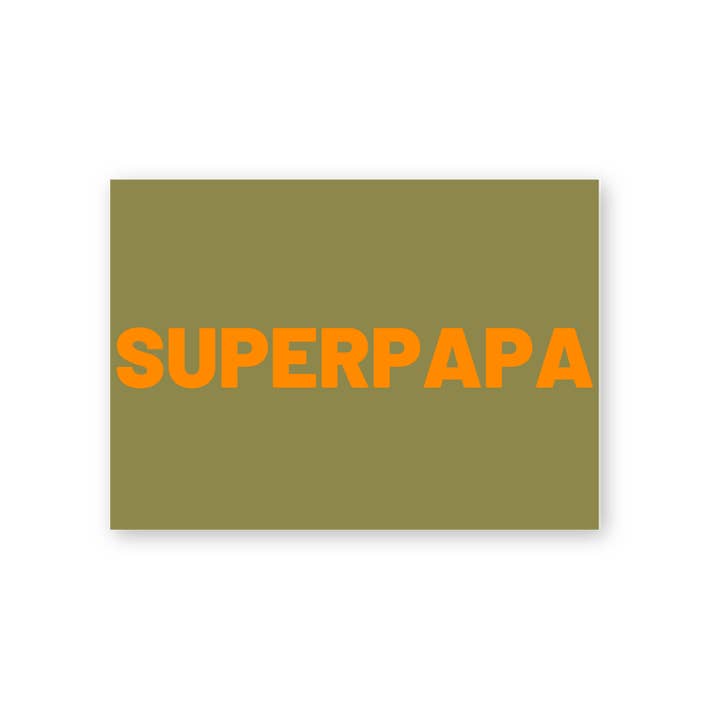 Carte postale - SUPERPAPA pour la vente par HERR&FRAUHEMPEL