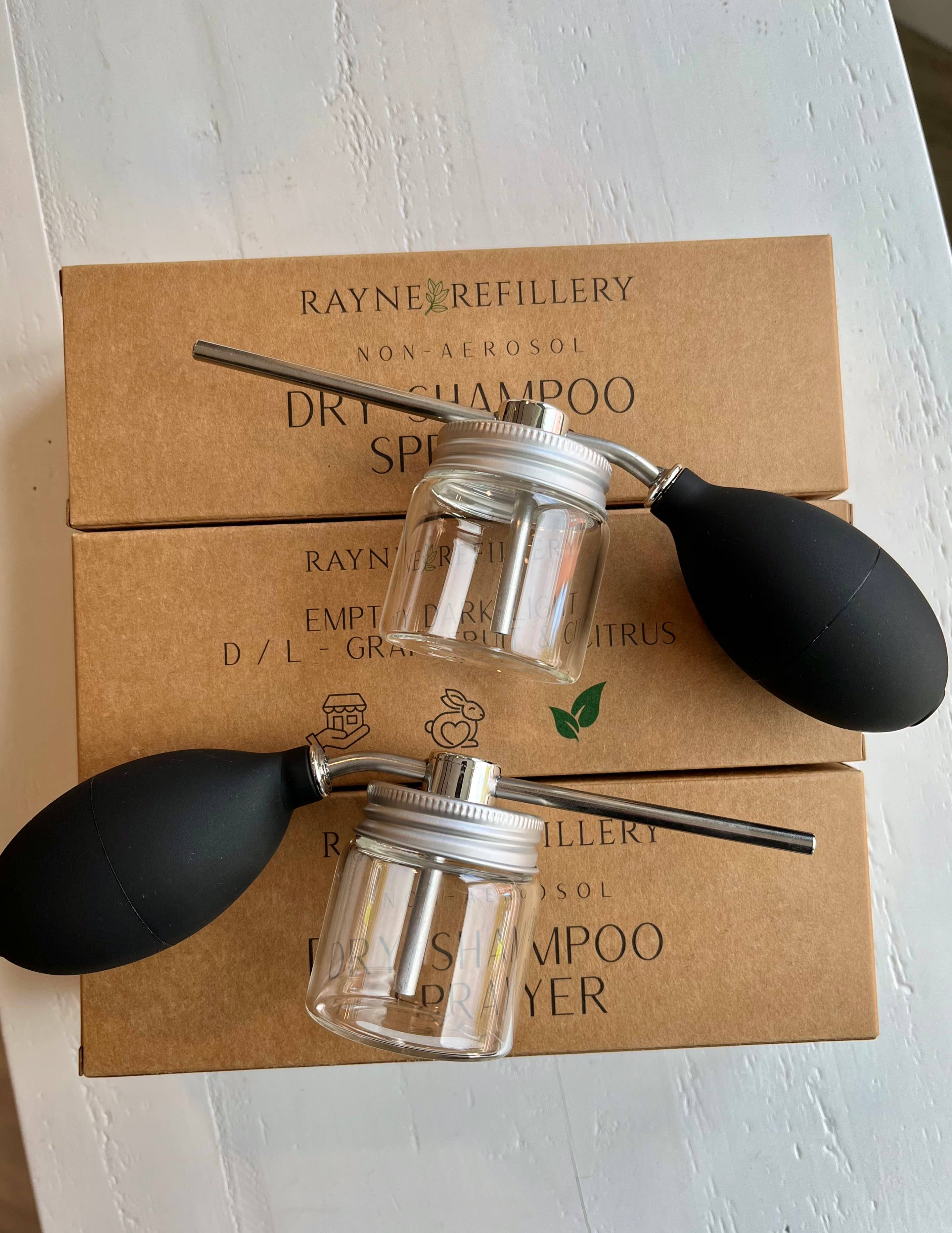 Rayne Refillery - Wholesale Dry Shampoo - Non Aerosol Dry Shampoo Sprayer - EMPTY1