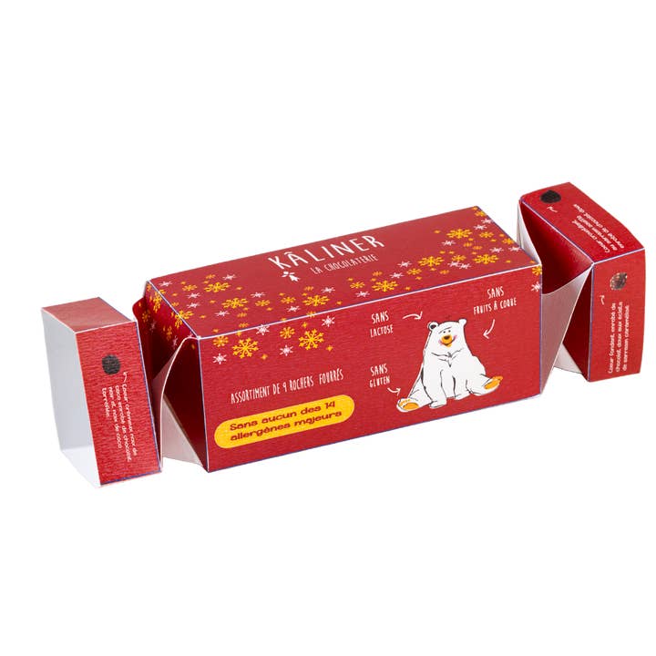 9 chocolate-filled rock crackers for wholesale by Kâliner