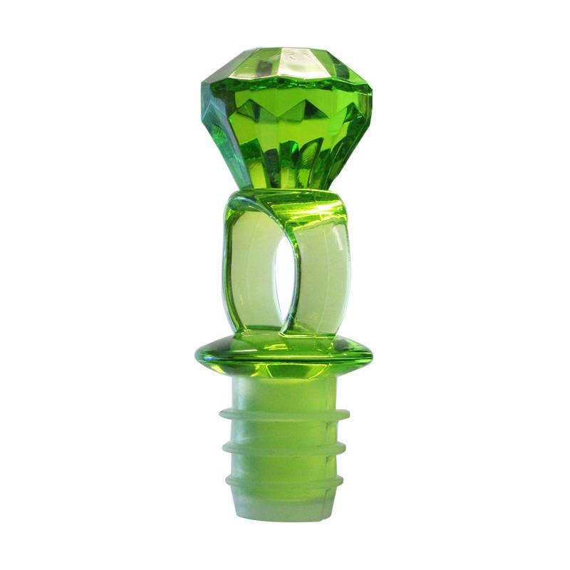 LeadingWare - Wholesale Wine Stopper - AC-0014 Diamond Ring Bottle Stopper2