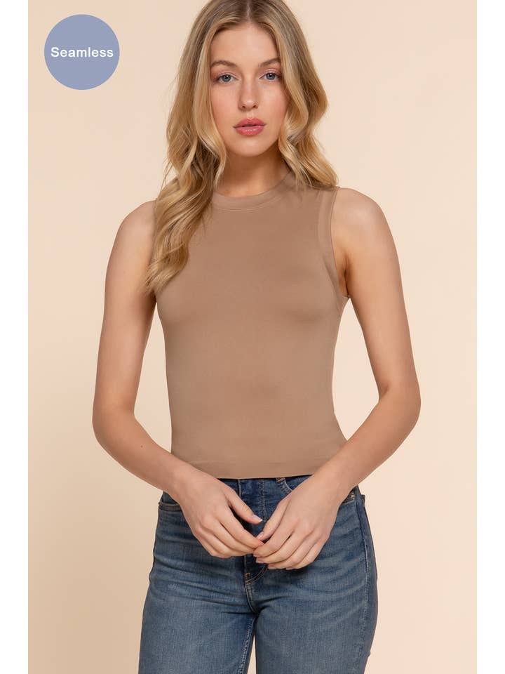 Active Basic | Active USA – wholesale Tank top – Women′s – Crew Neck Seamless Tank Top15