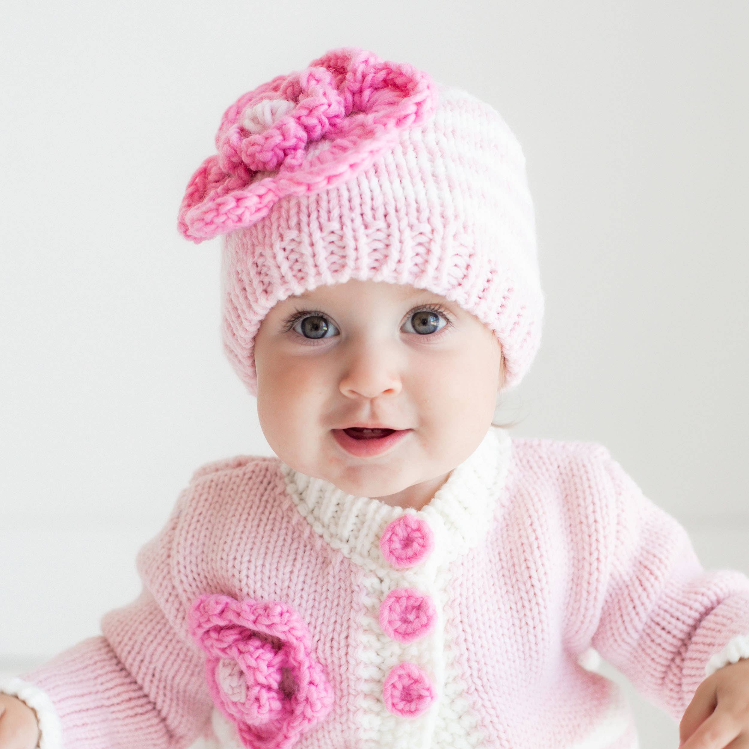 Huggalugs - Wholesale Beanie - Kids - Parfait Pink Ziggy Beanie Hat Baby & Kids6