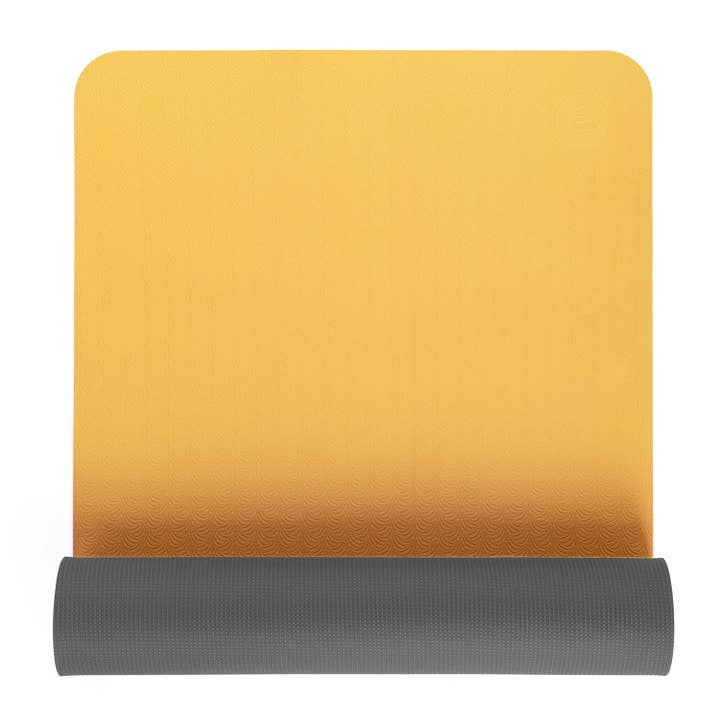 Bodynova - Wholesale Yoga Mat - Lotus Pro TPE yoga mat yellow/light grey