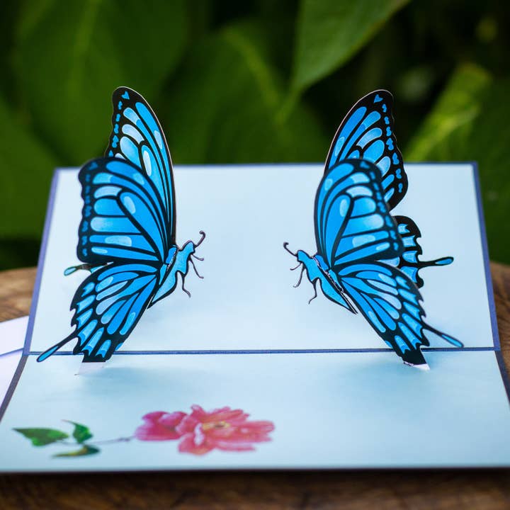Pop-up Butterfly Greeting Card-3D Sympathy or Love Card for wholesale by Cardstalked
