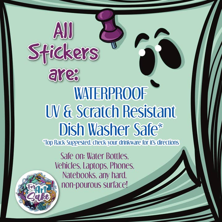 For Art Sake Stickers - Wholesale Sticker - Sounds Sketchy, I'm in. Art Sticker