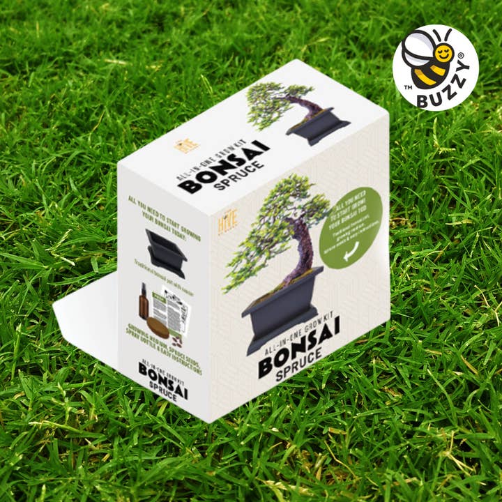 Buzzy, Inc. - Wholesale Plant Seeds - Buzzy Seeds Holiday Bonsai Spruce Grow Kit