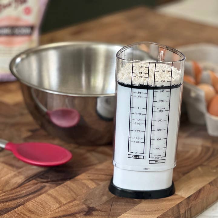 Fox Run Brands - Vendita all'ingrosso Bicchiere/tazza graduata - KitchenArt 2 Cup Tri Adjust A-Cup, misurino, 3,25" x 6"1