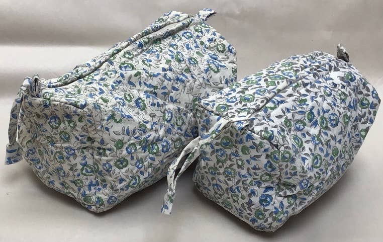 natural habitat - Wholesale Makeup/Cosmetic Bag - Bag 7X4X4 Cosmetic Lg Cornwall Blue/Grey3