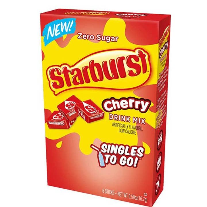 I Got Your Candy - Wholesale Drink Mix - Starburst Cherry Drink Mix 0.59oz - 12ct