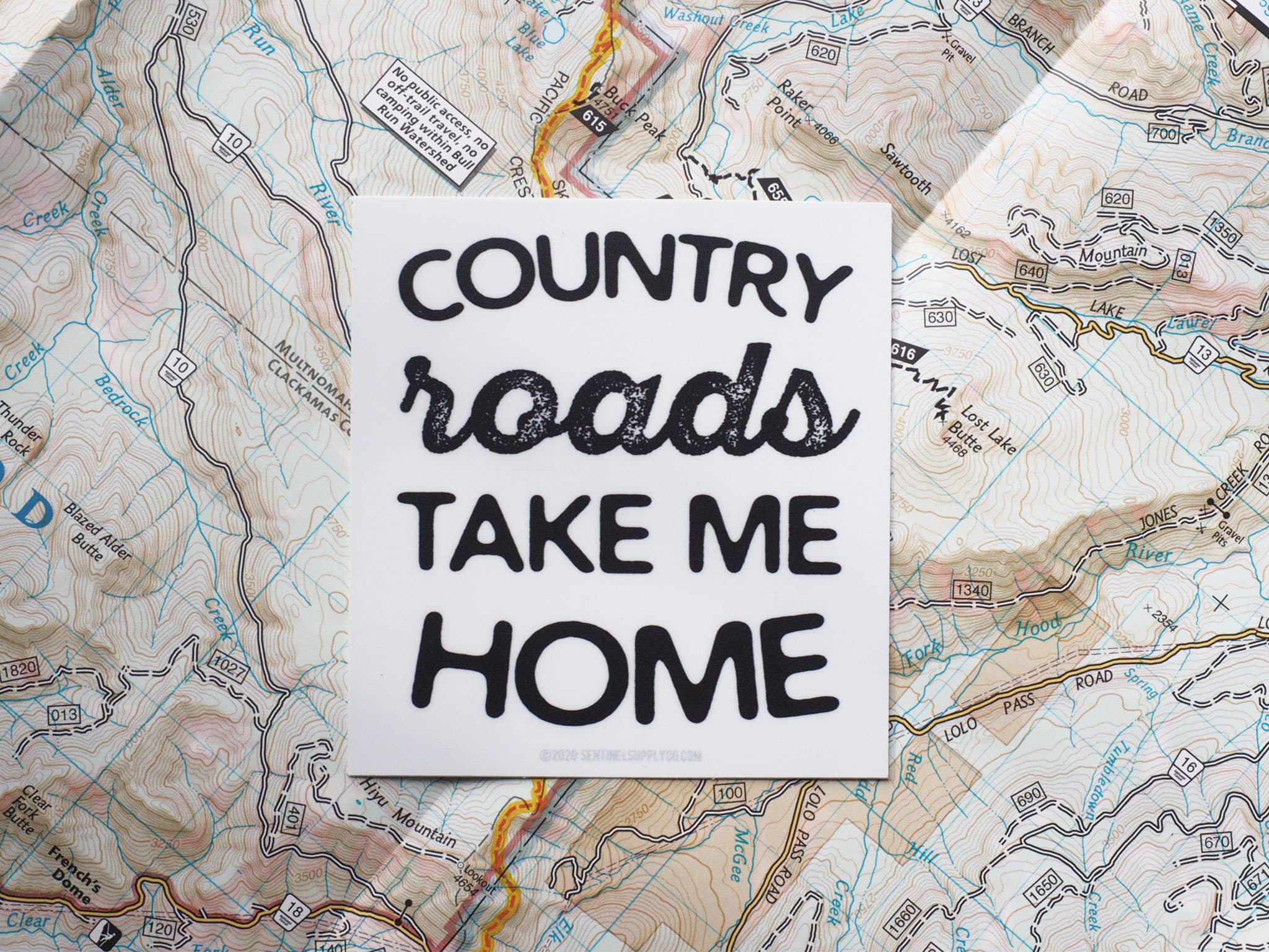 Sentinel Supply - Wholesale Sticker - Take Me Home Country Roads Sticker, Cute Lyrics Decal7