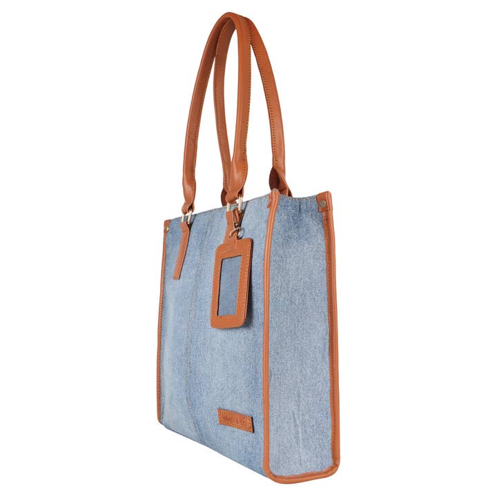Vaan & Co. - Wholesale Shoulder Bag - Women's - Madi Denim Shoulder Bag3