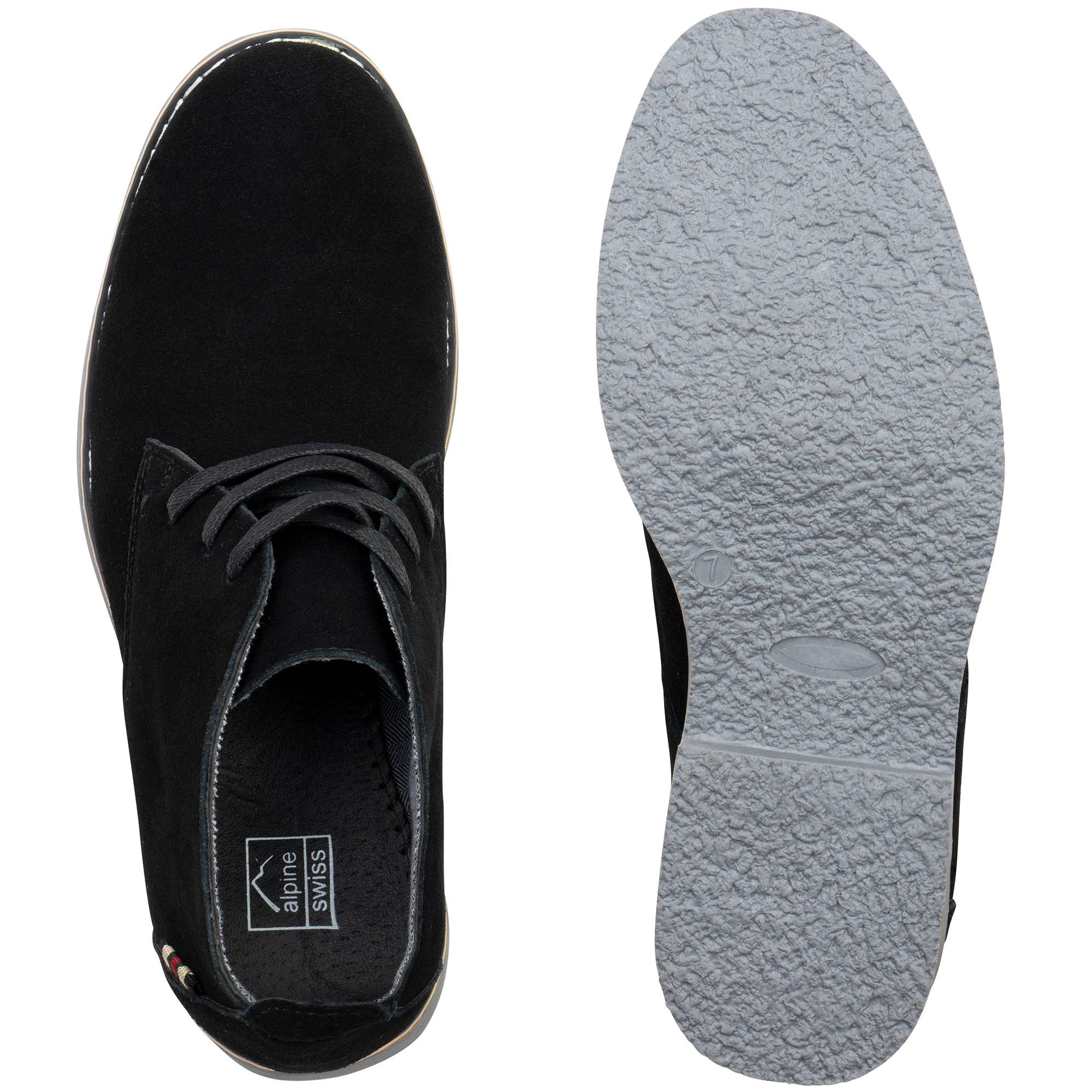 Alpine Swiss - Wholesale Chukka Boots - Men's - Alpine Swiss Beck Mens Suede Chukka Desert Boots Lace Up Shoes Crepe Sole Oxford - S8042
