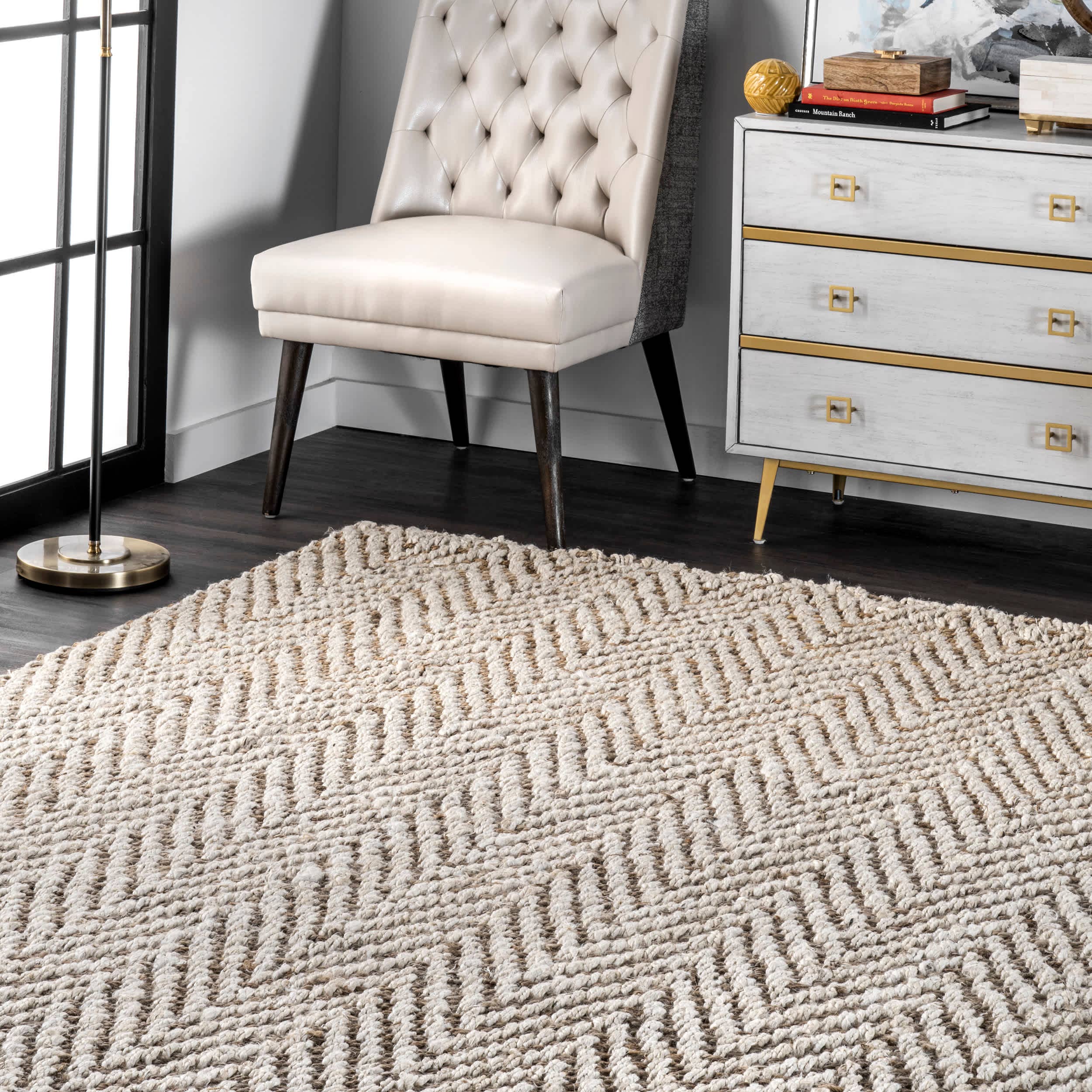 nuLOOM - Wholesale Area Rug - Vania Chevron Jute Area Rug7
