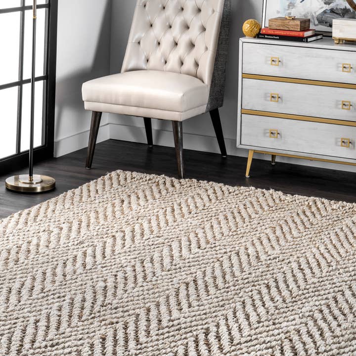 nuLOOM - Wholesale Area Rug - Vania Chevron Jute Area Rug7