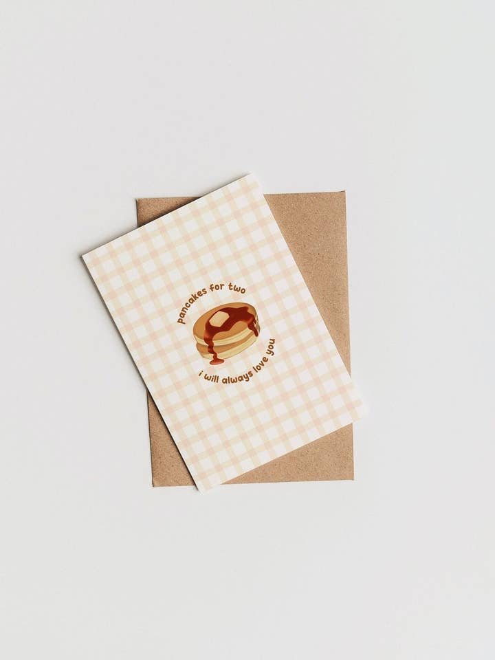 Cartão de Felicitações HS Panquecas para Dois | Cartão de Letras Keep Driving HS por atacado de Fleurs on Sunday