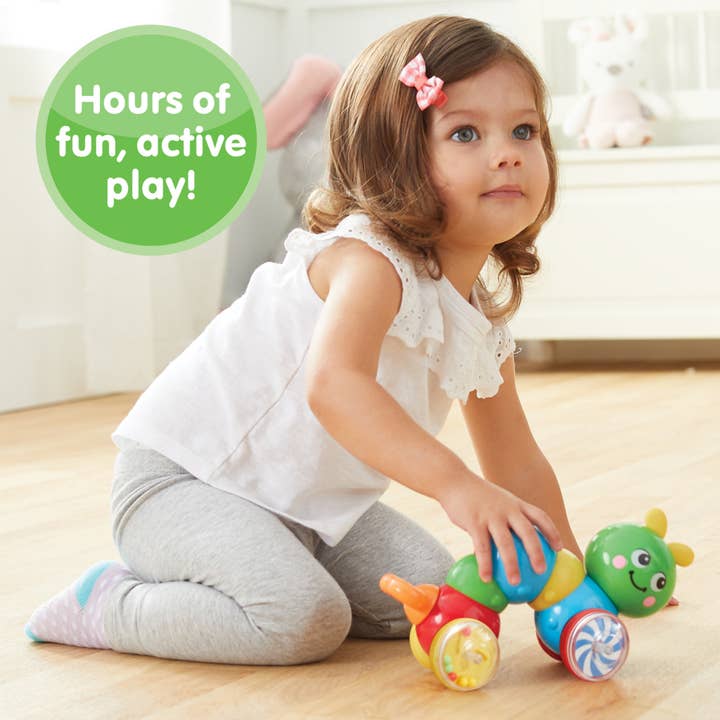 Epoch Everlasting Play - Wholesale Classic Toy - Kids - Kidoozie Press N Go Inchworm, Developmental Toy for Toddlers2