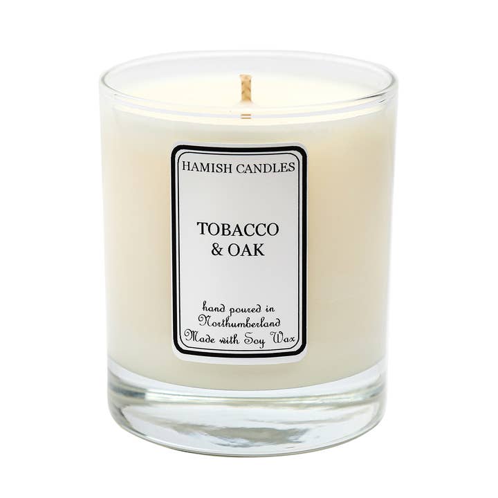 Vela Tobacco & Oak de 20 cl para venta al por mayor de Hamish Candles