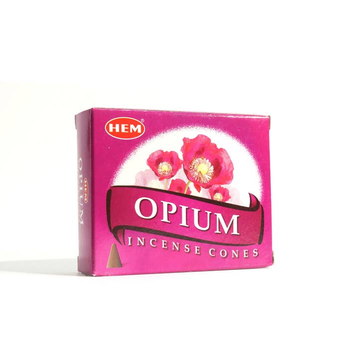 Opium Hem Incense Cones - 10 Pack for wholesale by Stonebridge Imports