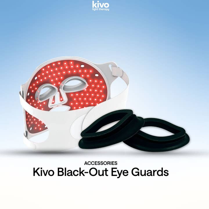 Paraguardi occhi Kivo Black-Out per la vendita all'ingrosso da parte di Kivo Red Light Therapy