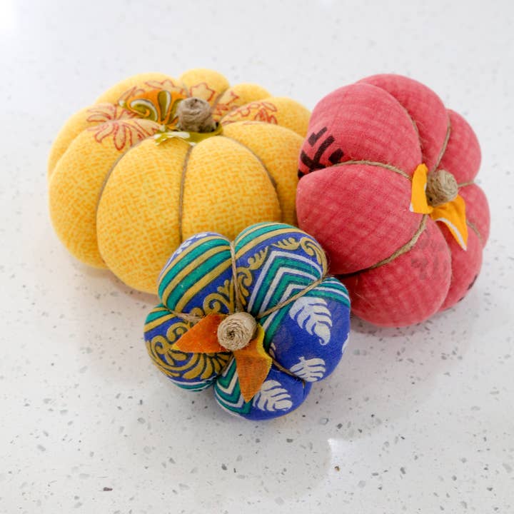 Asha Project - Vendita all'ingrosso Decorazioni da tavolo - Saree Zucca | Piccolo2