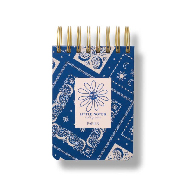Chunky A6 Hardcover Spiral Notepad - Little Notes for wholesale by Papier