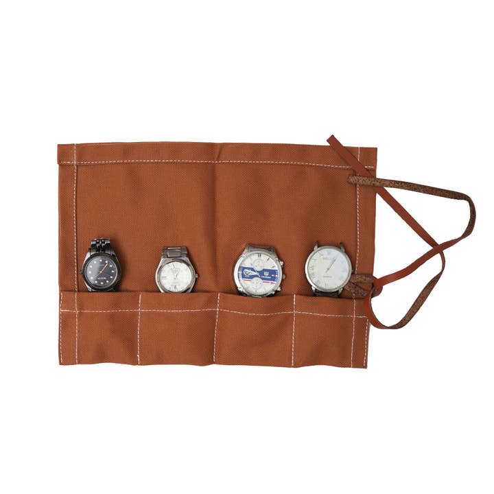 greenman premier essentials - Wholesale Watch Band/Strap - Unisex - Watch Roll Canvas Watch Travel Case Watch Holder